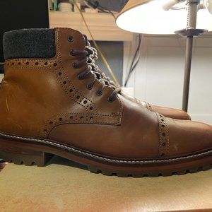 Johnston and Murphy "Karnes" Cape Toe Men's Boot Size 8